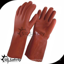 SRSAFETY Orange pvc industrial gloves